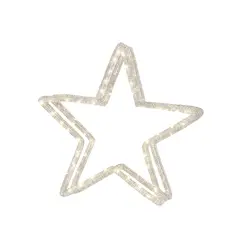 საახალწლო დეკორაცია მანათობელი ვარსკვლავი 80 LED IP44 32 x 6 x 30 სმ