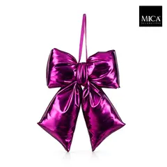 ნაძვის ხის სათამაშო ბაფთა Mica decorations 29 x 21 x 6.5 სმ ვარდისფერი