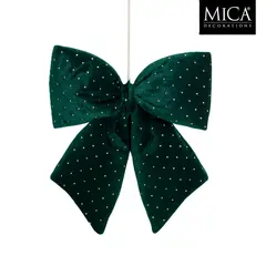 ნაძვის ხის სათამაშო ბაფთა Mica decorations 30 x 6 x 34 სმ მწვანე