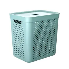 Basket Aleana Simple 35 L green