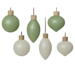 საახალწლო დეკორაცია "ბურთი" Bauble glass dia8cm