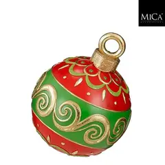 ნაძვის ხის სათამაშო ბურთი Mica Decorations 29.5 x 30.5 x 34 სმ