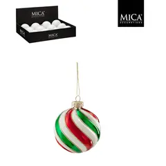 ნაძვის ხის სათამაშო ბურთი Mica Decorations 8 სმ