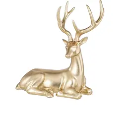 საახალწლო დეკორაცია ირემი Mica Decorations 23 x 34 x 40 სმ ოქროსფერი