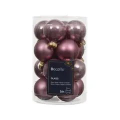 ნაძვის ხის ბურთები Baubles Glass 3,5 cm 16 pcs