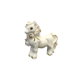 საახალწლო დეკორი ფიგურა ცხენი კერამიკის SH-12064-B5445