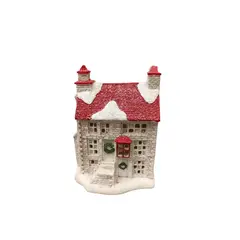 საახალწლო დეკორაცია "სახლი" 10.5x7.5x13 სმ