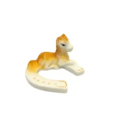 საახალწლო დეკორი ფიგურა ცხენი კერამიკის SH-12069-B5457-4