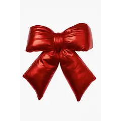 საახალწლო მორთულობა ბაფთა წითელი 19x24 სმ