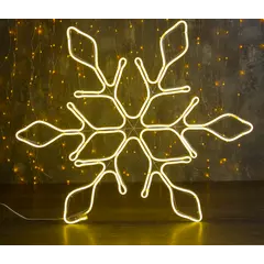 საახალწლო დეკორაცია ფიფქი LED 60 სმ