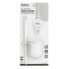 Туалетный ёршик Bathtlux самоклеящийся белый