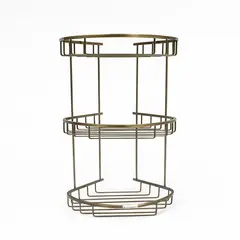 Угловая полка 3-х ярусная ANTIQ 62 см