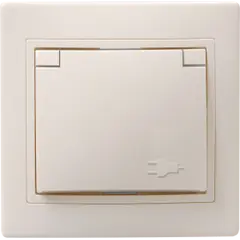 როზეტი დამიწებით და დამცავით IEK ERK12-K33-16-DM 1 კრემისფერი