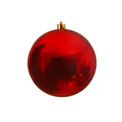 ნაძვის ხის სათამაშო ბურთი 20 სმ წითელი