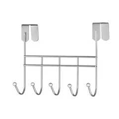 თამასა Bisk NIAGARA SHOWER 5-HOOK RAIL CHROME