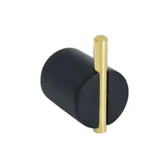 პირსახოცის საკიდი კაუჭი Bisk Sintra Black/Gold