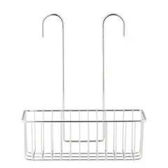 აბაზანის თარო ოთხკუთხედი დასაკიდი Bisk Niagara Chrome