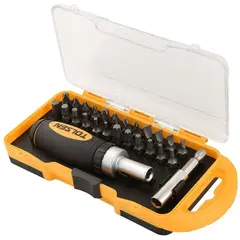 Набор ключей с запасными насадками TOLSEN 20034 26 шт