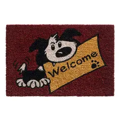 Rug Hamat BV Ruco print Welcome dog 40x60