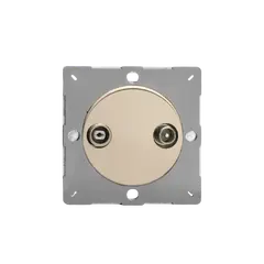 Socket Varilight R/TV/SAT satin