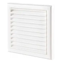 Решетка вентиляционная пластмассовая Domovent ДВ 175*175с
