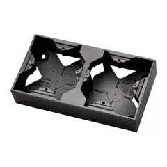 Outdoor mounting box ARIA OSPEL 2 black