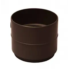 Муфта трубы коричневая Rainway 75 мм