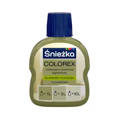 უნივერსალური პიგმენტი-კონცენტრატი Sniezka Colorex 100 მლ ზეთისხილის ფერი N72