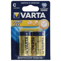 ელემენტი Varta Longlife Alkaline C 2 ც (04114 113 412)
