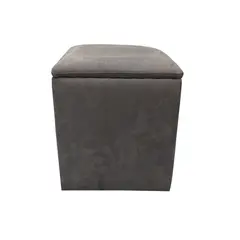 პუფი ასახდელი ალკანტარა თბილი ნაცრისფერი 34/34/40