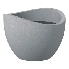 ქოთანი პლასტმასის ეზოსთვის Scheurich 250/60 PLANTER STONY GREY
