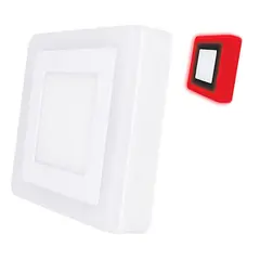 პანელი Klaus LED KE36808R 24W 6500K კვადრატი წითელი