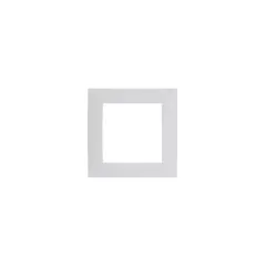 ჩარჩო Simon 15 უნივერსალური 1 განყოფილებიანი თეთრი