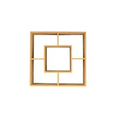 წიგნების თარო კედლის A 80/80/16