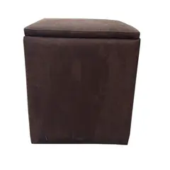 პუფი ასახდელი ალკანტარა ყავისფერი 34/34/40