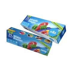 Пакеты для хранения на молнии большого размера Easy 25шт