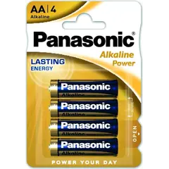 ელემენტი ალკალინური Panasonic Alkaline Power LR6 AA 4ც.