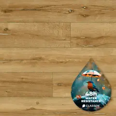 Laminate water resistant Classen Story Aqua Protect 62429 4V AC5/33 Sydney Oak 1285x192x12 mm