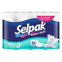 Туалетная бумага SELPAK 3 х слойная 24 шт