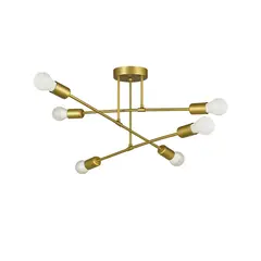 Chandelier Bella Mita E27 6 0809-6 FG gold