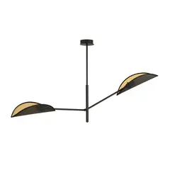 Chandelier EMIBIG VENE 2 E14 2x MAX 40W black gold