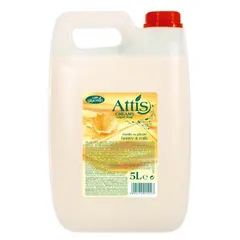 Жидкое мыло Attis Gold drop молоко и мед 5 л