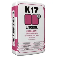 Клей для плитки Litokol K17 25 кг морозостойкий