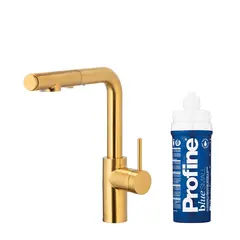 სამზარეულოს ონკანი KFA Duero Basic Brushed Gold / HYDRO