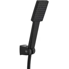 საშხაპე ყურმილი სამაგრით  KFA Logon შავი