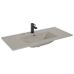 Washbasin "Skappa 100 Fume Matt" for furniture "SOHO 100" Fume Matt