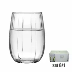 ჭიქა წყლის Pasabahce 9420302-4 240 მლ 6 ცალი