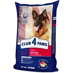 მშრალი საკვები აქტიური დიდი ძაღლებისთვის 4 Paws