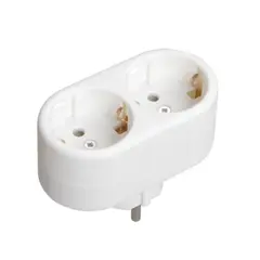 Адаптор двойной IEK Т 01/02