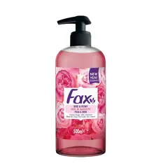 Мыло жидкое FAX 500мл роза и пион